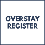 Overstay process registration