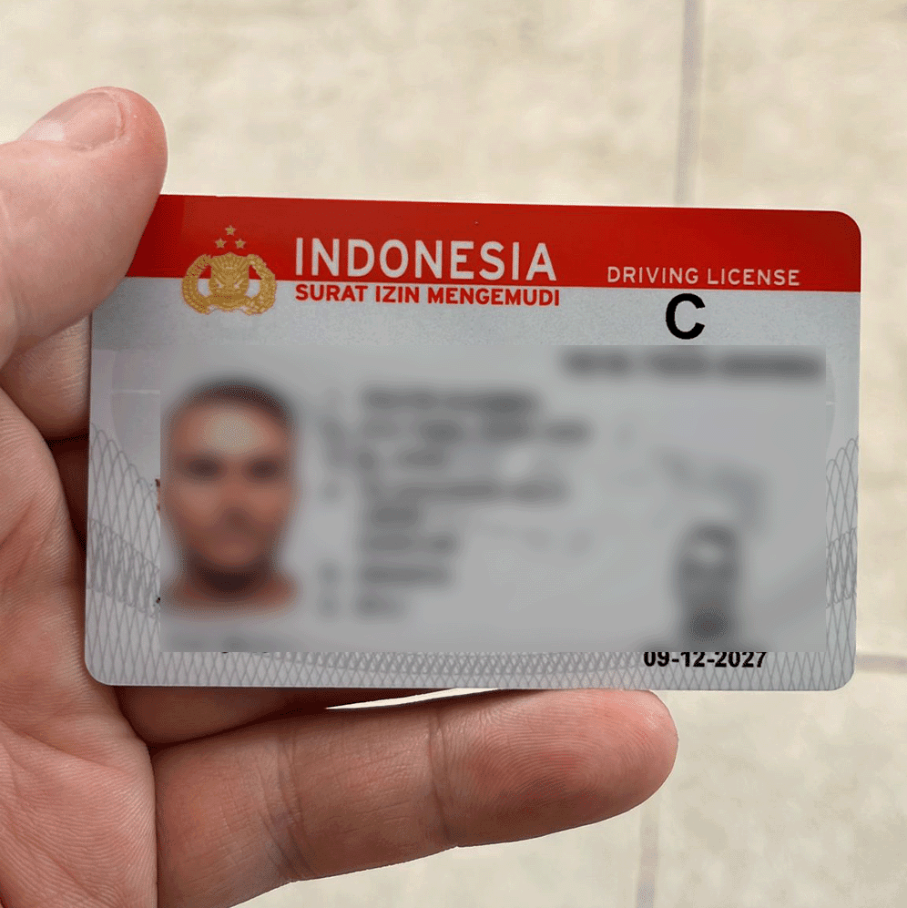 SIM driving license bali 8